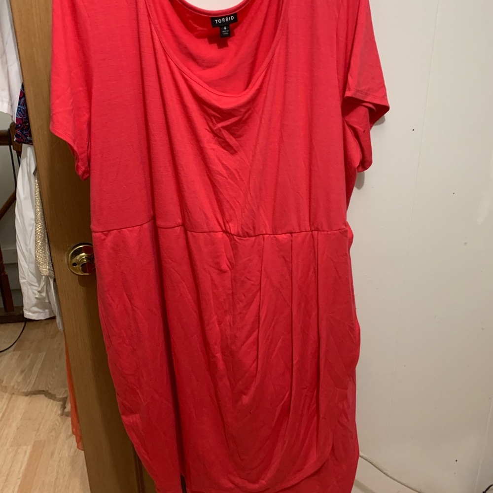 Hot pink dress torrid 4